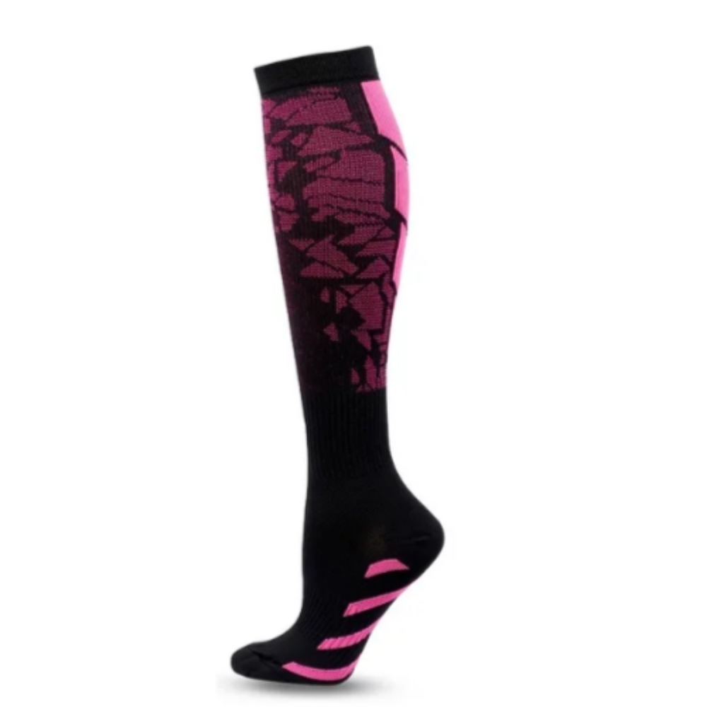 NEW Pink High Snowboarding Socks Mens/Womens Large